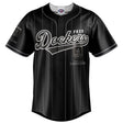 AFL Fremantle Dockers Blackout Baseball Shirt - Ashtabula