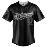 AFL Richmond Tigers Blackout Baseball Shirt - Youth