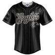 AFL West Coast Eagles Blackout Baseball Shirt - Ashtabula