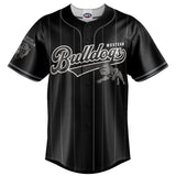 AFL Western Bulldogs Blackout Baseball Shirt - Youth