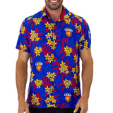 AFL Brisbane Lions 'Reef' Hawaiian Shirt
