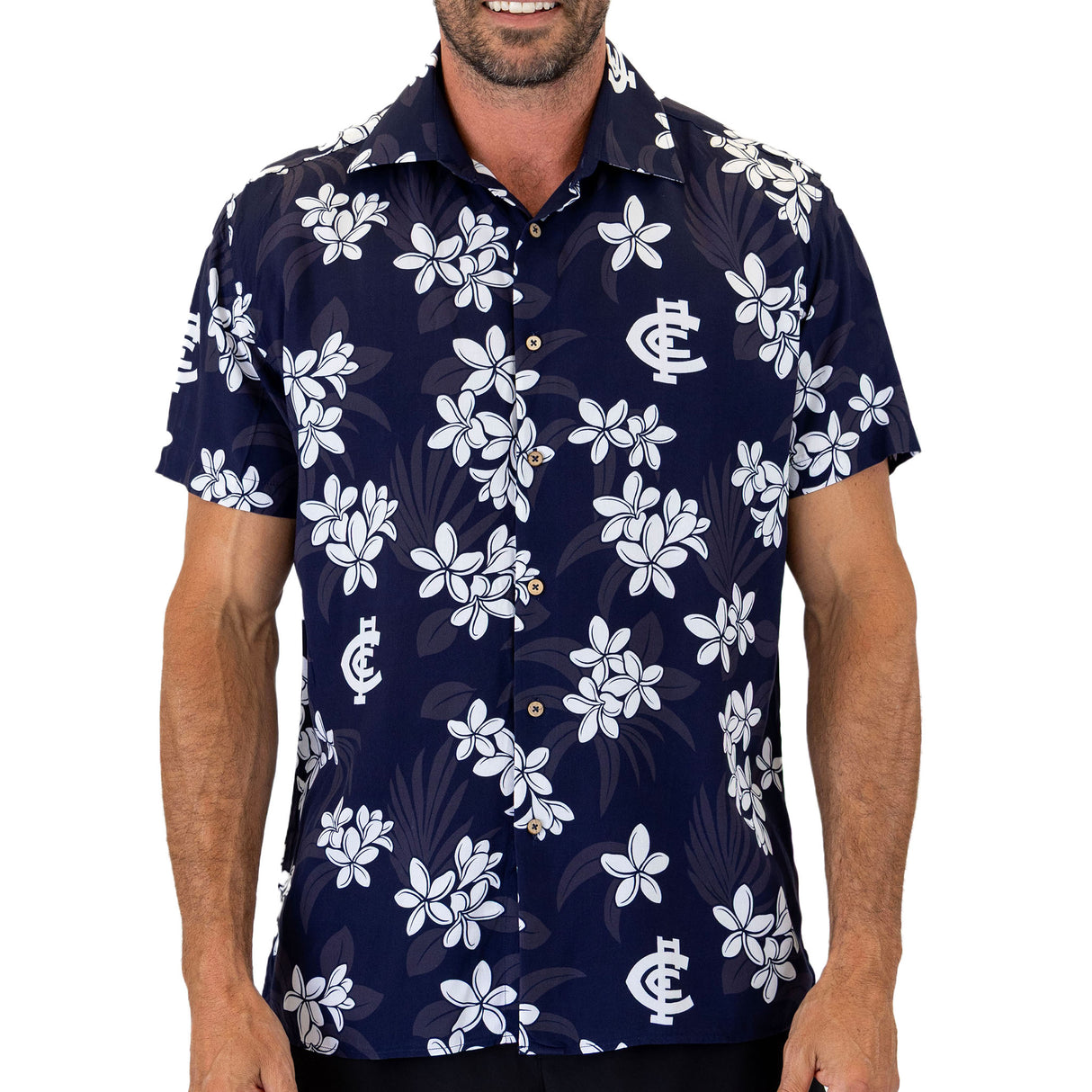 AFL Carlton 'Reef' Hawaiian Shirt