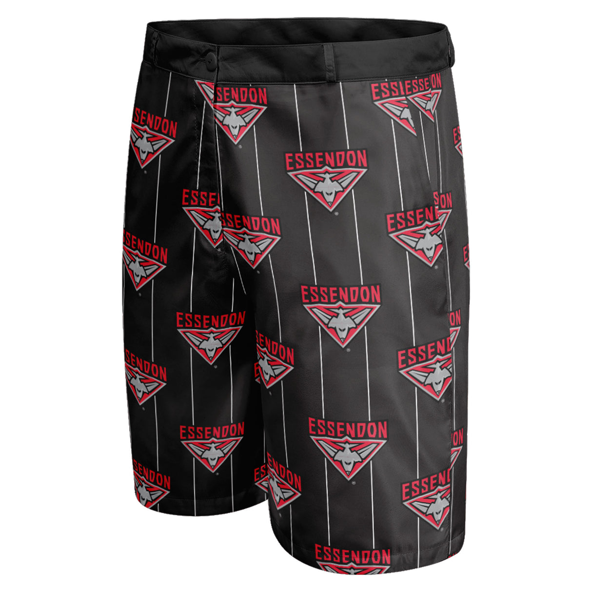 AFL Essendon Bombers 'Front Bar' Dress Shorts - Ashtabula