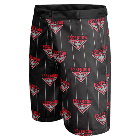 AFL Essendon Bombers 'Front Bar' Dress Shorts - Ashtabula