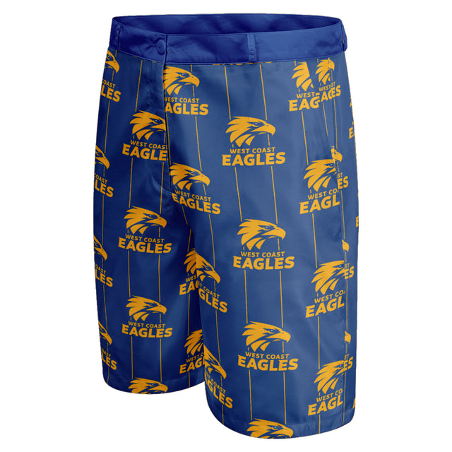 AFL West Coast Eagles 'Front Bar' Dress Shorts - Ashtabula