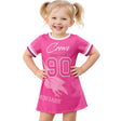 AFL Adelaide Crows 'Fuchsia Force' T-Shirt Dress - Ashtabula