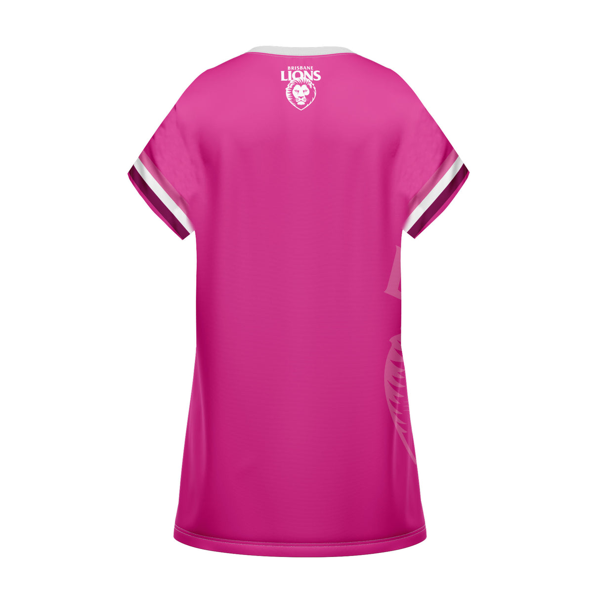 AFL Brisbane Lions 'Fuchsia Force' T-Shirt Dress - Ashtabula