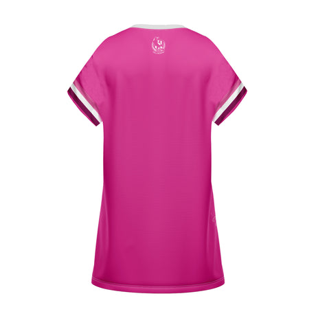 AFL Collingwood 'Fuchsia Force' T-Shirt Dress - Ashtabula