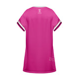 AFL Fremantle Dockers 'Fuchsia Force' T-Shirt Dress - Ashtabula
