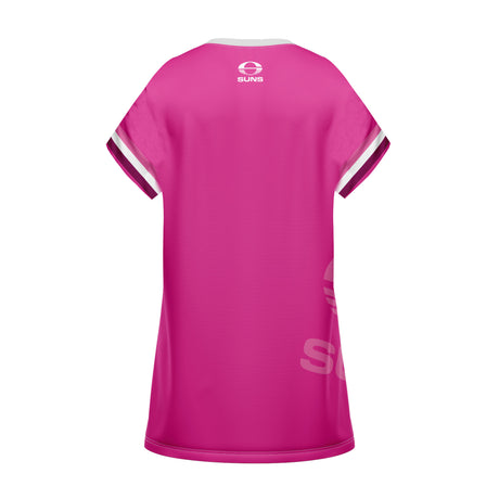 AFL Gold Coast Suns 'Fuchsia Force' T-Shirt Dress - Ashtabula