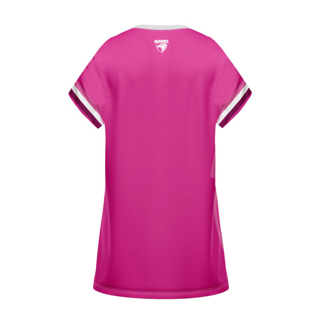 AFL Hawthorn 'Fuchsia Force' T-Shirt Dress - Ashtabula