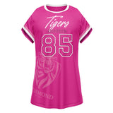 AFL Richmond Tigers 'Fuchsia Force' T-Shirt Dress - Ashtabula