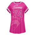 AFL Sydney Swans 'Fuchsia Force' T-Shirt Dress - Ashtabula