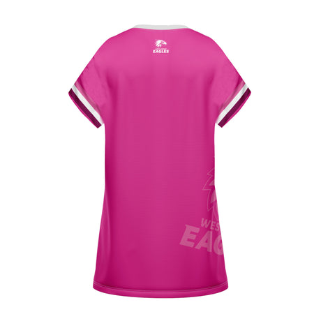 AFL West Coast Eagles 'Fuchsia Force' T-Shirt Dress - Ashtabula