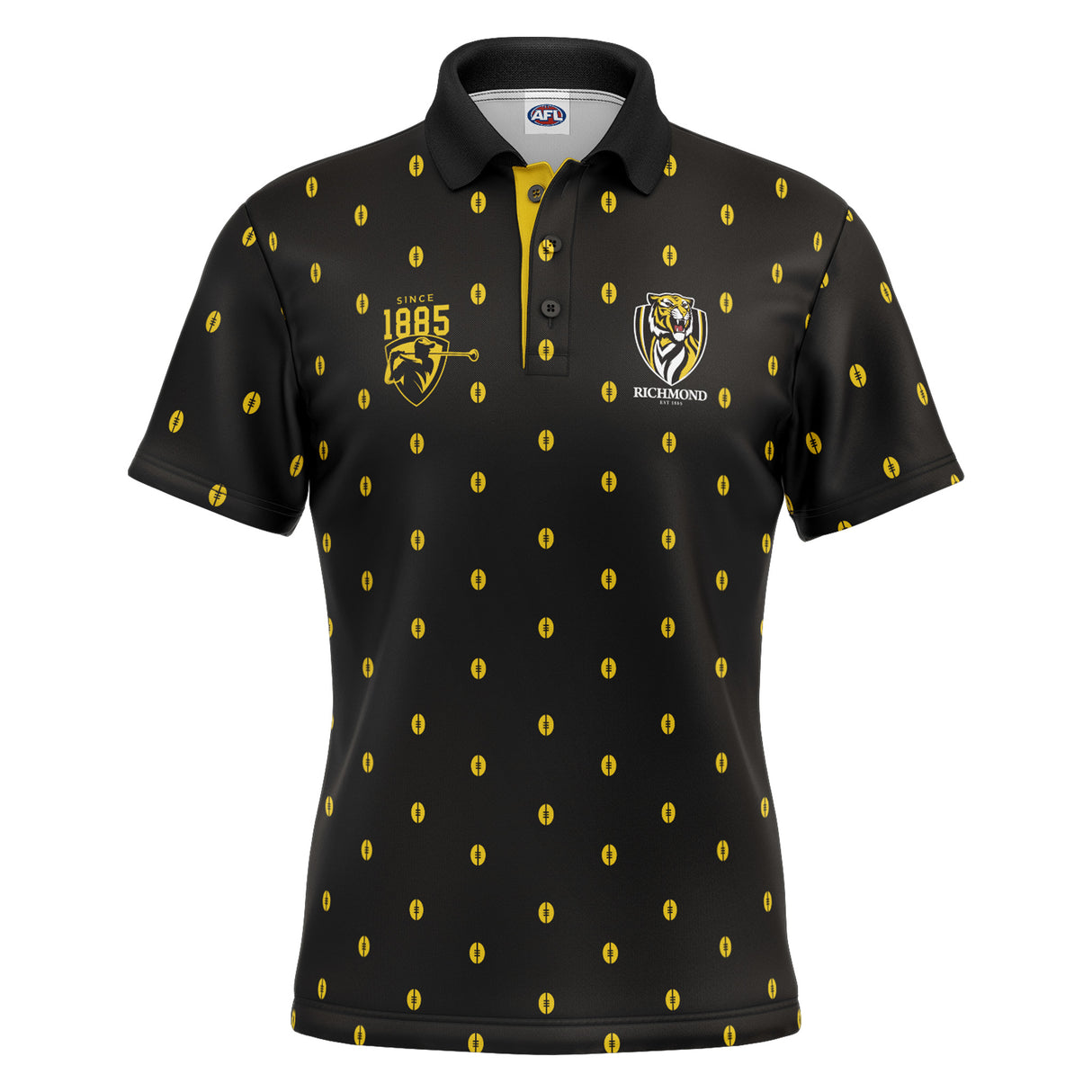 AFL Richmond Tigers 'Mulligan' Golf Polo - Ashtabula