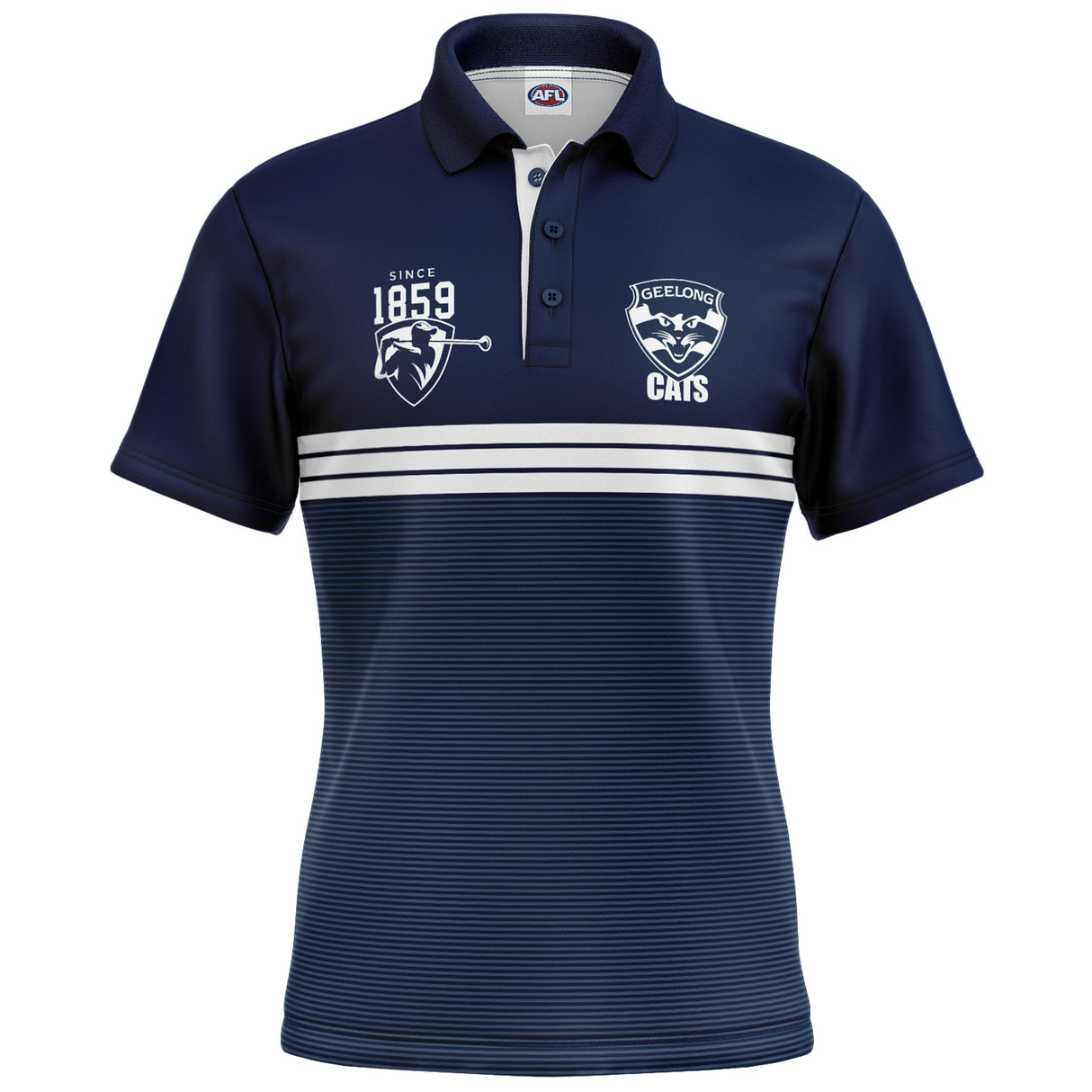 AFL Geelong Cats 'Sandman' Golf Polo - Ashtabula
