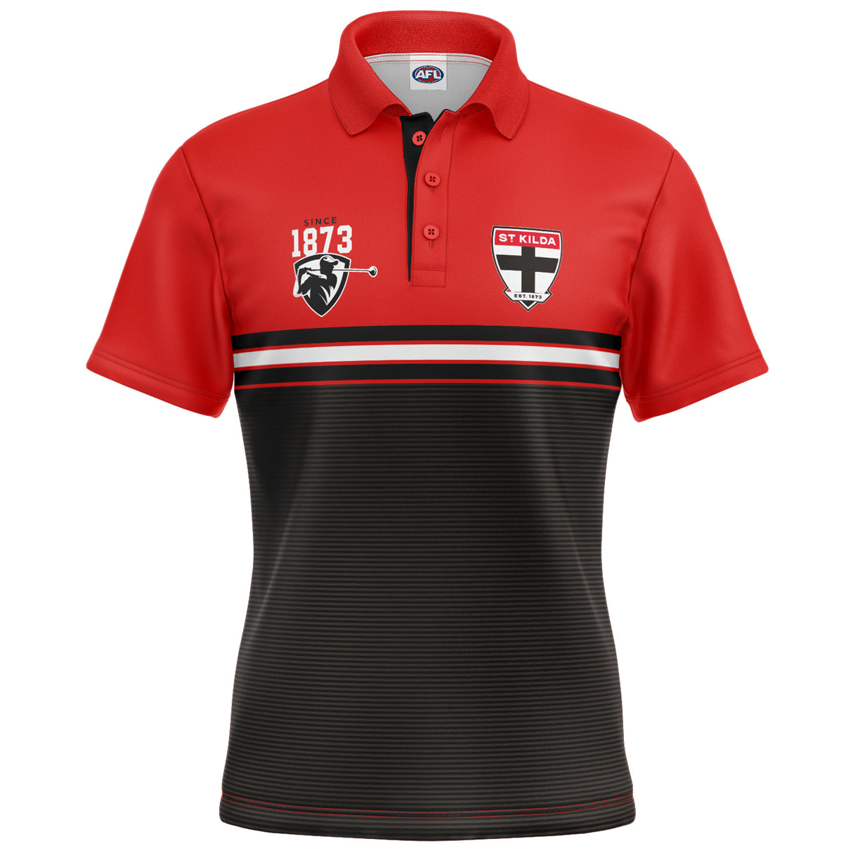 AFL St Kilda 'Sandman' Golf Polo - Ashtabula