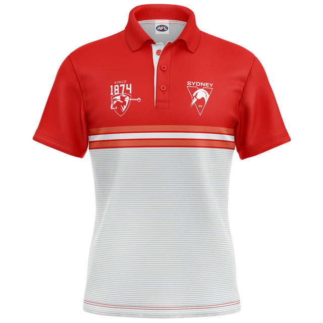 AFL Sydney Swans 'Sandman' Golf Polo - Ashtabula