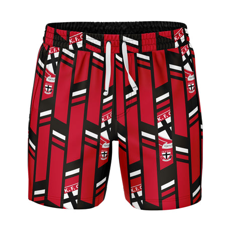 AFL St Kilda 'Riviera' Volley Swim Shorts - Ashtabula