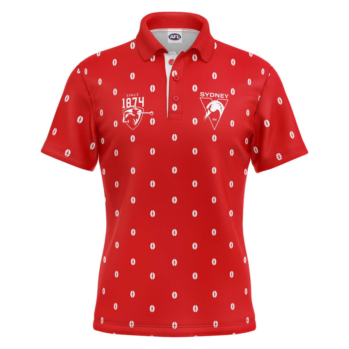 AFL Sydney Swans 'Mulligan' Golf Polo - Ashtabula
