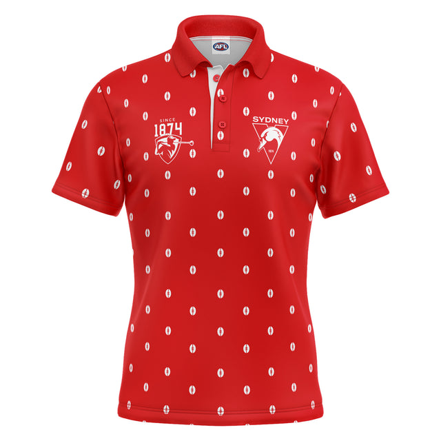 AFL Sydney Swans 'Mulligan' Golf Polo - Ashtabula