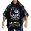 AFL Collingwood 'Dakota' Knitted Poncho - Ashtabula