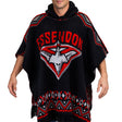 AFL Essendon Bombers 'Dakota' Knitted Poncho - Ashtabula