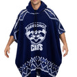 AFL Geelong Cats 'Dakota' Knitted Poncho - Ashtabula
