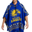 AFL West Coast Eagles 'Dakota' Knitted Poncho - Ashtabula