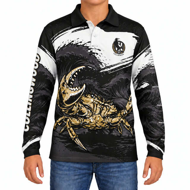 AFL Collingwood 'Krusha' Fishing Shirt - Youth - Ashtabula