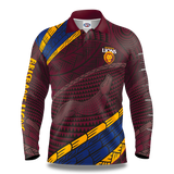 AFL Brisbane Lions 'Koedal' Fishing Shirt - Youth - Ashtabula