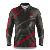 AFL Essendon Bombers 'Koedal' Fishing Shirt - Youth - Ashtabula