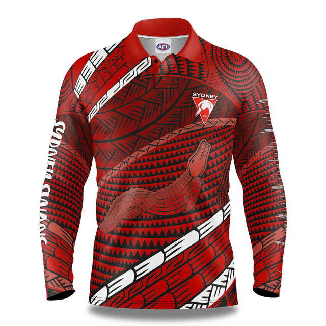 AFL Sydney Swans 'Koedal' Fishing Shirt - Youth - Ashtabula