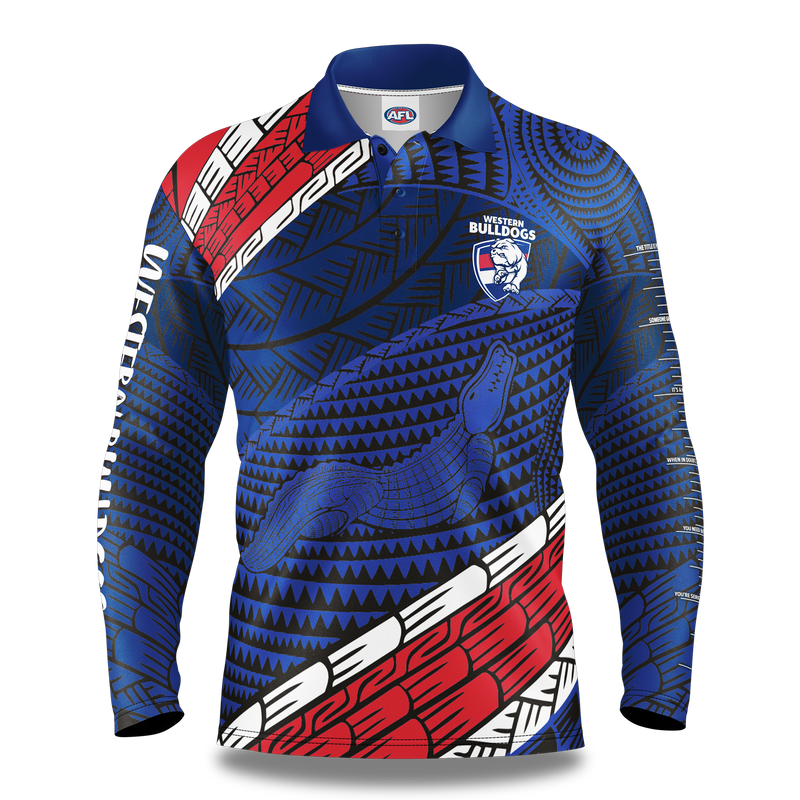 AFL Western Bulldogs 'Koedal' Fishing Shirt - Youth