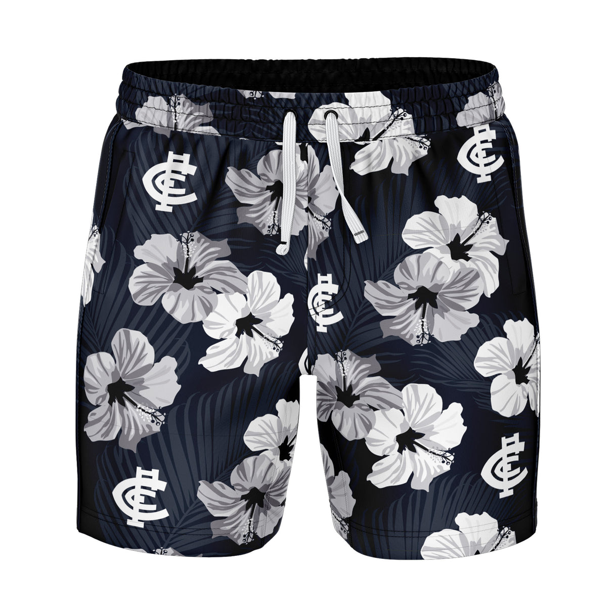 AFL Carlton 'Aloha' Volley Swim Shorts - Ashtabula