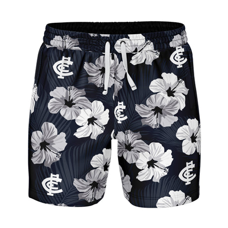 AFL Carlton 'Aloha' Volley Swim Shorts - Ashtabula