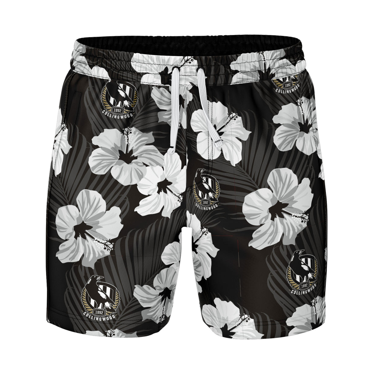 AFL Collingwood 'Aloha' Volley Swim Shorts - Ashtabula