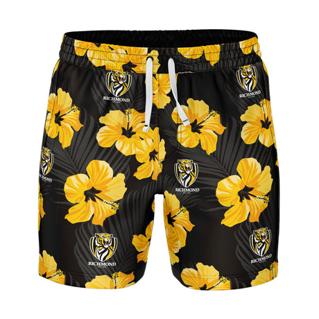 AFL Richmond 'Aloha' Volley Swim Shorts - Ashtabula