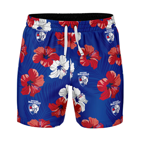 AFL Western Bulldogs 'Aloha' Volley Swim Shorts - Ashtabula
