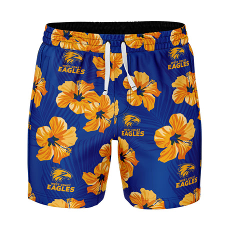 AFL West Coast Eagles 'Aloha' Volley Swim Shorts - Ashtabula