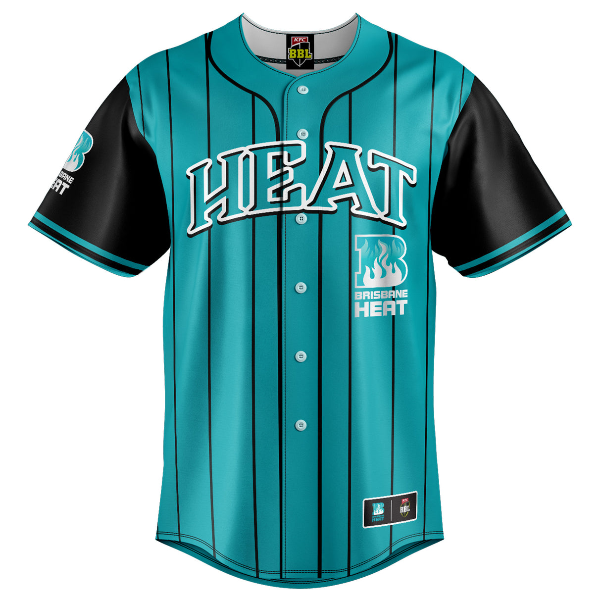 BBL Brisbane Heat 'Slugger' Baseball Shirt  - Youth - Ashtabula