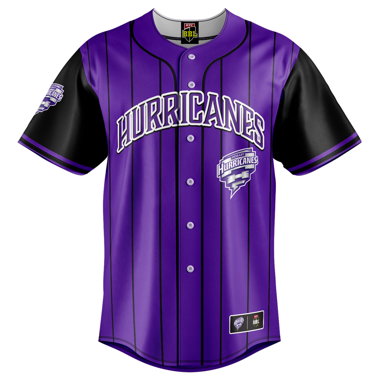 BBL Hobart Hurricanes 'Slugger' Baseball Shirt - Ashtabula