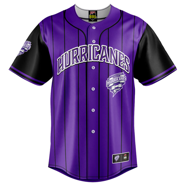 BBL Hobart Hurricanes 'Slugger' Baseball Shirt - Ashtabula