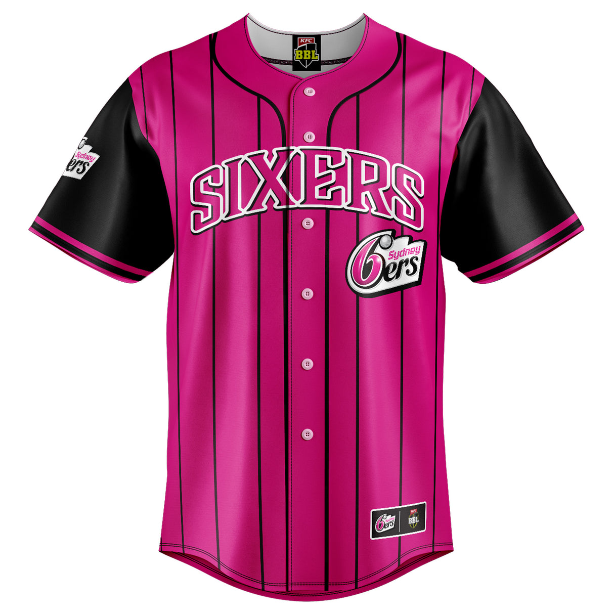 BBL Sydney Sixers 'Slugger' Baseball Shirt  - Youth - Ashtabula