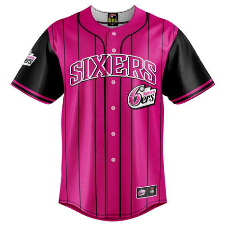 BBL Sydney Sixers 'Slugger' Baseball Shirt  - Youth - Ashtabula