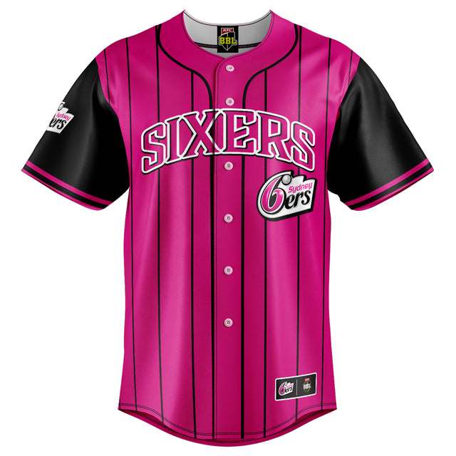 BBL Sydney Sixers 'Slugger' Baseball Shirt  - Youth - Ashtabula