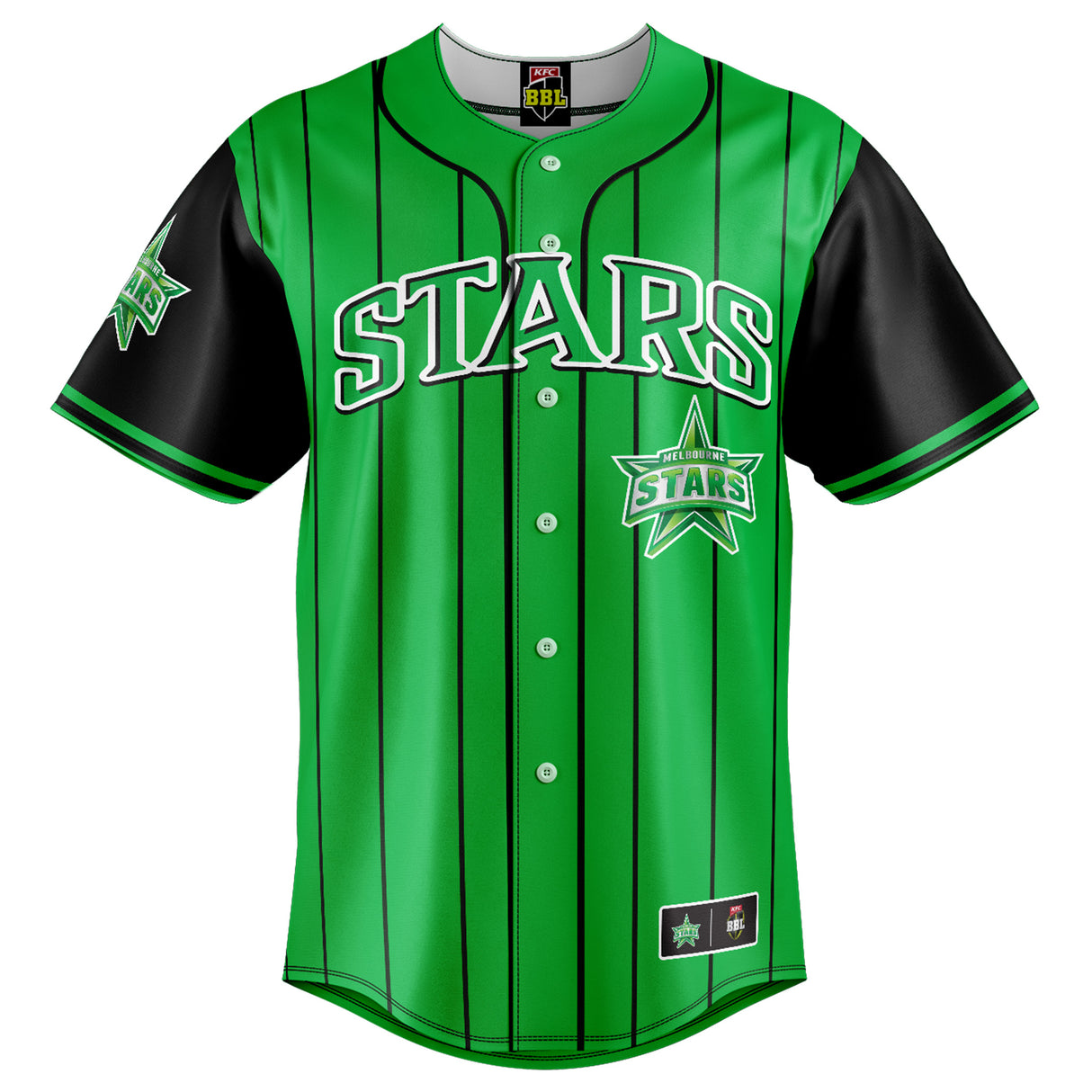 BBL Melbourne Stars 'Slugger' Baseball Shirt - Ashtabula