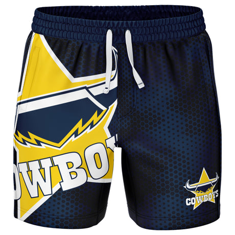 NRL Cowboys 'Big Shot' Volley Shorts - Ashtabula
