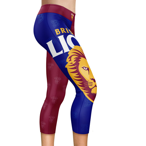 AFL Brisbane Lions 'Siren' Leggings - Ashtabula