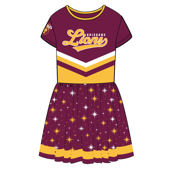 AFL Brisbane Lions 'Superstar' Dress - Ashtabula